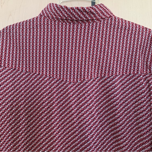 CINCH Shirt Women's Long Sleeve Snap Up Geometric Pink‎ Size  XXL - Picture 9 of 16